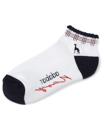 adabat | 【ADABAT NAVY】格子柄ショートソックス(ソックス/靴下)