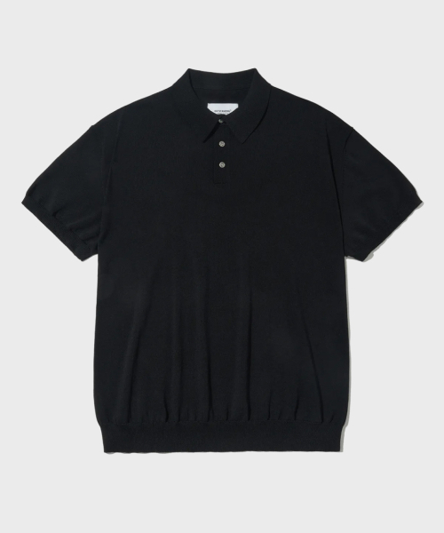 HS Knit Collar Shirt — чёрная