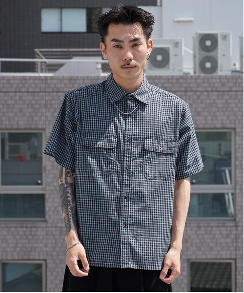 ROOPTOKYO（ループトウキョウ）の「アソート柄ワークシャツ 2026年春夏（シャツ/ブラウス・メンズ・ホワイト系その他/ブラック系その他/ブルー系その他/ブラック系その他2・M/L）」の4枚目の写真