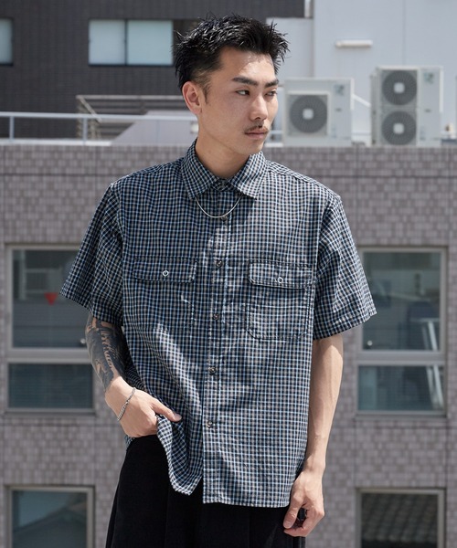 ROOPTOKYO（ループトウキョウ）の「アソート柄ワークシャツ 2026年春夏（シャツ/ブラウス・メンズ・ホワイト系その他/ブラック系その他/ブルー系その他/ブラック系その他2・M/L）」の12枚目の写真