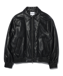 RAYFIKERS（レイフィカース）の「切り替えレザーカラージャケット MQ1JU016_BLACK（ライダースジャケット）」