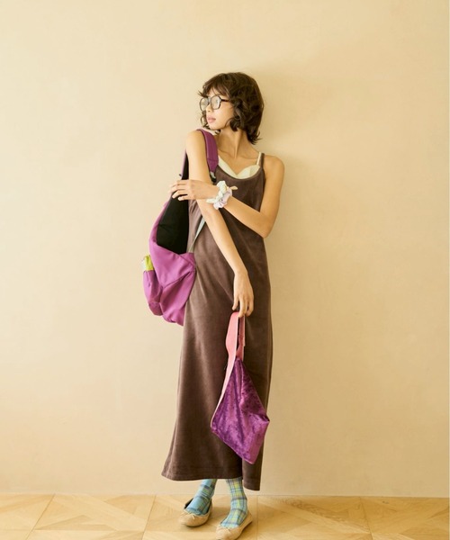 common gull products.(コモンガルプロダクツ)の「風の粒ベロアワンピース(ワンピース・レディース・ネイビー/ライトブルー/ダークブラウン系・SMALL/MEDIUM/LARGE)」の21枚目の写真