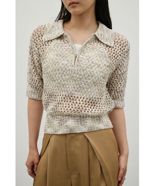 Closh emix knit polo — вязаное поло из плотного трикотажа