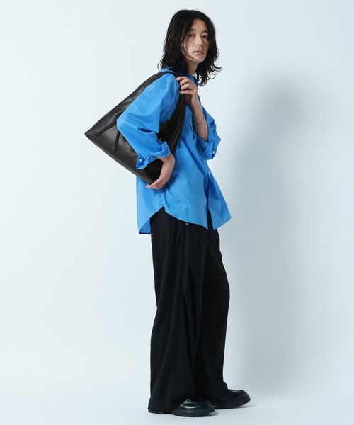RAGEBLUE(レイジブルー)の「Tassel Zipp Synthetic Leather Mini Tote Bag/タッセルZIPハンドバッグ(トートバッグ・メンズ・シルバー/ブラック・FREE)」の22枚目の写真