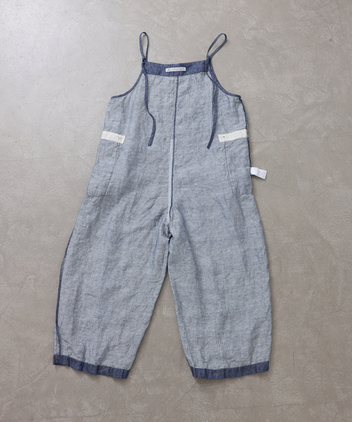 JOURNAL STANDARD LUXE(ジャーナルスタンダード ラックス)の「リネンデニム サロペット(サロペット/オーバーオール・レディース・ネイビー・FREE)」の8枚目の写真