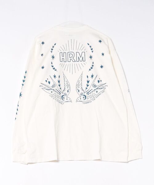 HOLLYWOOD RANCH MARKET(ハリウッドランチマーケット)の「フリーバードHRM ロングスリーブTシャツ(Tシャツ/カットソー・メンズ・ブラック/ホワイト・M/S/L/XL)」の14枚目の写真