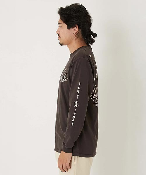 HOLLYWOOD RANCH MARKET(ハリウッドランチマーケット)の「フリーバードHRM ロングスリーブTシャツ(Tシャツ/カットソー・メンズ・ブラック/ホワイト・M/S/L/XL)」の7枚目の写真