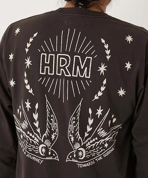 HOLLYWOOD RANCH MARKET(ハリウッドランチマーケット)の「フリーバードHRM ロングスリーブTシャツ(Tシャツ/カットソー・メンズ・ブラック/ホワイト・M/S/L/XL)」の10枚目の写真