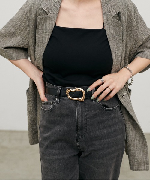 LARUTA（ラルータ）の「【LARUTA】POIRE BELT（ベルト・レディース・ブラウン/ブラック・FREE）」の4枚目の写真