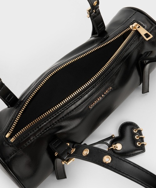 CHARLES & KEITH(チャールズ & キース)の「Rey レイ イロンゲイティッドショルダーバッグ(ショルダーバッグ・レディース・ダークブラウン系3/ブラック・M)」の11枚目の写真
