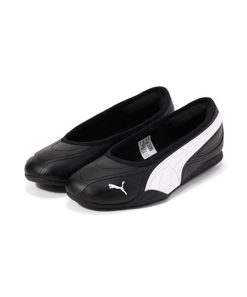 FREE'S MART(フリーズマート)の「〈PUMA〉キャッチ ソレイユ バレリーナ(バレエシューズ・レディース・ホワイト/ブラック・24.0cm/23.0cm)」の2枚目の写真