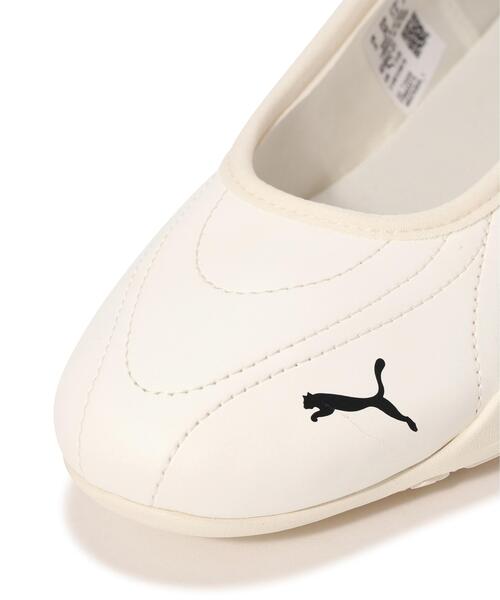FREE'S MART(フリーズマート)の「〈PUMA〉キャッチ ソレイユ バレリーナ(バレエシューズ・レディース・ホワイト/ブラック・24.0cm/23.0cm)」の5枚目の写真