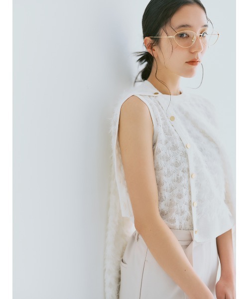 Mila Owen(ミラオーウェン)の「キャットアイメタルフレームサングラス(サングラス・レディース・シルバー/ゴールド・F)」の4枚目の写真