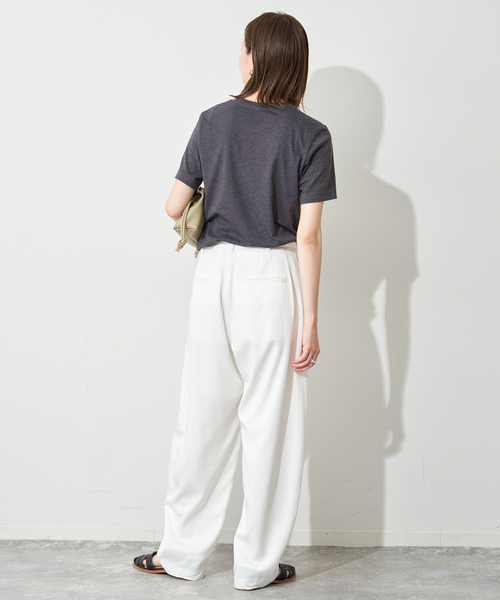SLOBE IENA(スローブイエナ)の「《追加》BLUESCENTRIC/ブルースセントリック LOGO TEE(Tシャツ/カットソー・レディース・ブラック/イエロー/スカイブルー・FREE)」の15枚目の写真