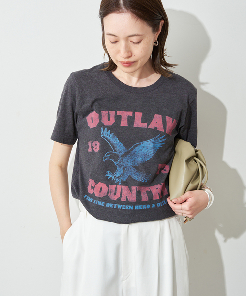 SLOBE IENA(スローブイエナ)の「《追加》BLUESCENTRIC/ブルースセントリック LOGO TEE(Tシャツ/カットソー・レディース・ブラック/イエロー/スカイブルー・FREE)」の17枚目の写真