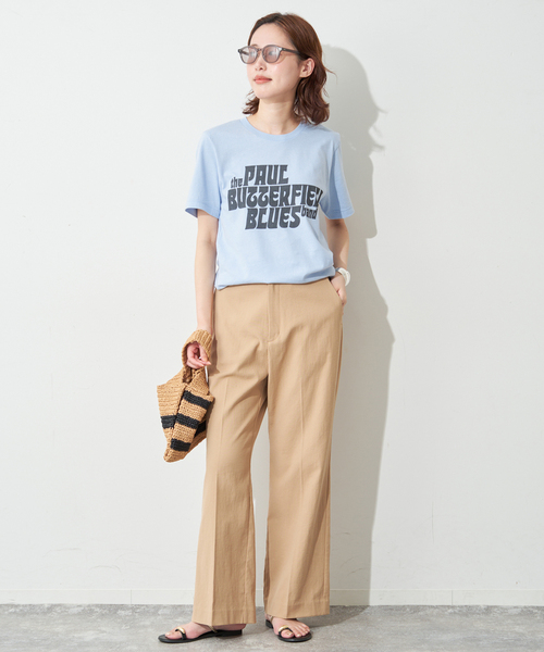 SLOBE IENA(スローブイエナ)の「《追加》BLUESCENTRIC/ブルースセントリック LOGO TEE(Tシャツ/カットソー・レディース・ブラック/イエロー/スカイブルー・FREE)」の21枚目の写真