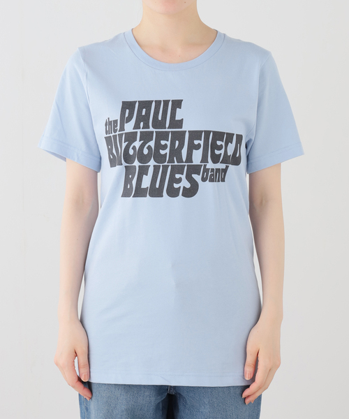 SLOBE IENA(スローブイエナ)の「《追加》BLUESCENTRIC/ブルースセントリック LOGO TEE(Tシャツ/カットソー・レディース・ブラック/イエロー/スカイブルー・FREE)」の11枚目の写真