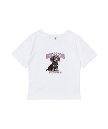 パピースキャラクタークロップ半袖Tシャツ(ホワイト)