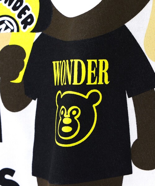 Ray BEAMS(レイビームス)の「〈WOMEN〉FUJI ROCK FESTIVAL'26 / The Wonderful! design works. / GRUNGE MEGAPHONE BEAR TEE(WEB限定)(Tシャツ/カットソー・レディース・ホワイト・SMALL)」の4枚目の写真