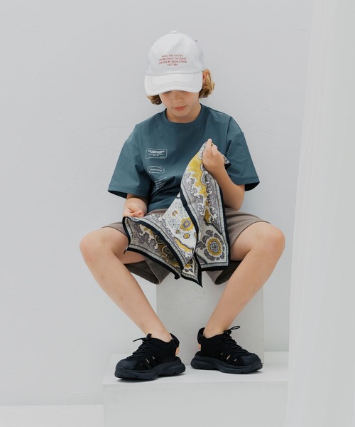 GLOBAL WORK(グローバルワーク)の「ヴィンテージ加工ショーツ/714519(その他パンツ・キッズ・ライトベージュ/サックスブルー/チャコールグレー・150cm/140cm/130cm/160cm)」の11枚目の写真