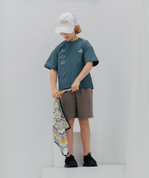 GLOBAL WORK(グローバルワーク)の「ヴィンテージ加工ショーツ/714519(その他パンツ・キッズ・ライトベージュ/サックスブルー/チャコールグレー・150cm/140cm/130cm/160cm)」の4枚目の写真