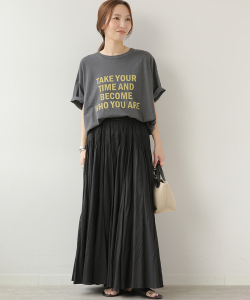 JOURNAL STANDARD relume（ジャーナルスタンダード　レリューム）の「《WEB限定追加2》コットンボイルクリンクルマーメイドスカート（スカート・レディース・ホワイト・FREE）」の8枚目の写真
