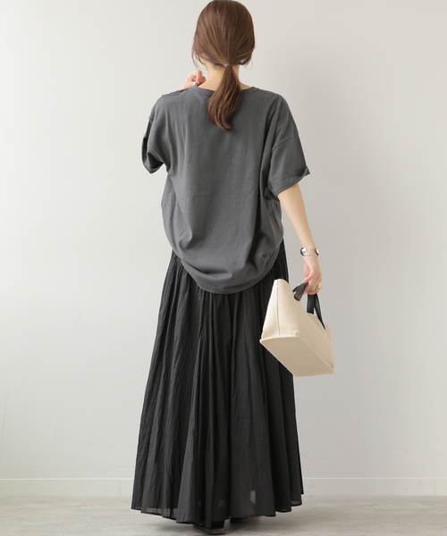 JOURNAL STANDARD relume（ジャーナルスタンダード　レリューム）の「《WEB限定追加2》コットンボイルクリンクルマーメイドスカート（スカート・レディース・ホワイト・FREE）」の10枚目の写真