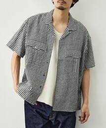 PORTER CLASSIC | 【PORTER CLASSIC/ポータークラシック】PC-016-3979-0010/BK/KEROUAC LINEN GNGHM CK SHIRT(シャツ/ブラウス)