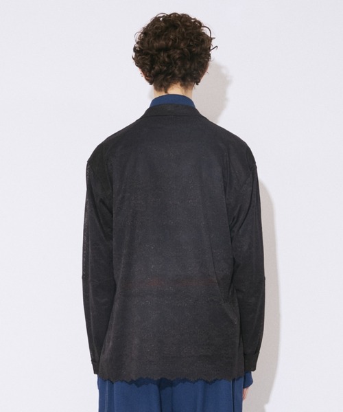 beautiful people(ビューティフルピープル)の「WACOAL MEN ÷ beautiful people lace suiting jacket(テーラードジャケット・メンズ・ネイビー/オリーブ・38/42/34)」の5枚目の写真