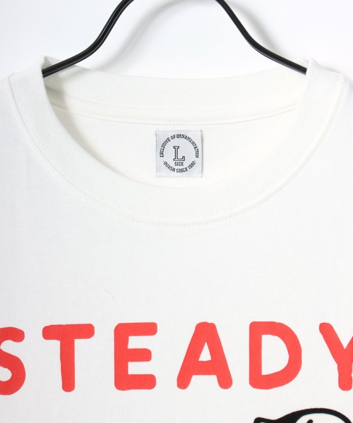 Lazar(ラザル)の「Animal Flocky SS Tee/接触冷感 オーバーサイズ アニマル柄 クジラ イヌ トラ カレッジ フロッキープリント 半袖Tシャツ/レディース メンズ(Tシャツ/カットソー・レディース・マスタード/ホワイト系その他2/ホワイト/ブラック/ホワイト系その他/ブルー・M/L)」の20枚目の写真