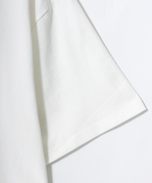 Lazar(ラザル)の「Animal Flocky SS Tee/接触冷感 オーバーサイズ アニマル柄 クジラ イヌ トラ カレッジ フロッキープリント 半袖Tシャツ/レディース メンズ(Tシャツ/カットソー・レディース・マスタード/ホワイト系その他2/ホワイト/ブラック/ホワイト系その他/ブルー・M/L)」の21枚目の写真