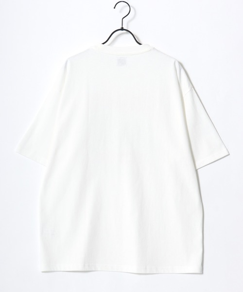 Lazar(ラザル)の「Animal Flocky SS Tee/接触冷感 オーバーサイズ アニマル柄 クジラ イヌ トラ カレッジ フロッキープリント 半袖Tシャツ/レディース メンズ(Tシャツ/カットソー・レディース・マスタード/ホワイト系その他2/ホワイト/ブラック/ホワイト系その他/ブルー・M/L)」の19枚目の写真
