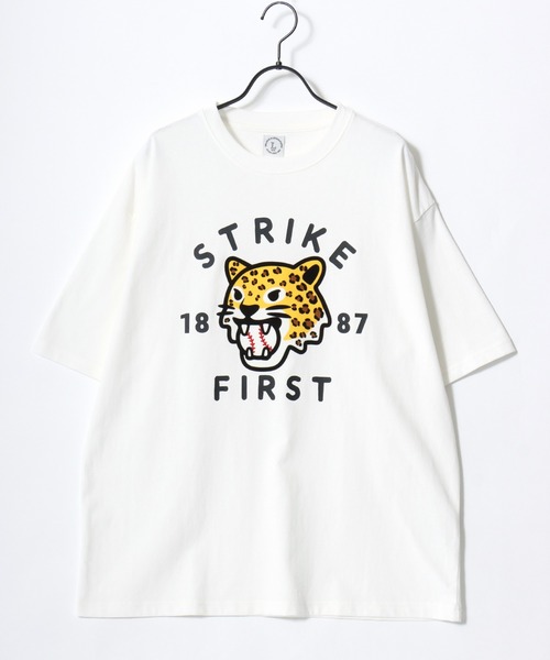 Lazar(ラザル)の「Animal Flocky SS Tee/接触冷感 オーバーサイズ アニマル柄 クジラ イヌ トラ カレッジ フロッキープリント 半袖Tシャツ/レディース メンズ(Tシャツ/カットソー・レディース・マスタード/ホワイト系その他2/ホワイト/ブラック/ホワイト系その他/ブルー・M/L)」の15枚目の写真