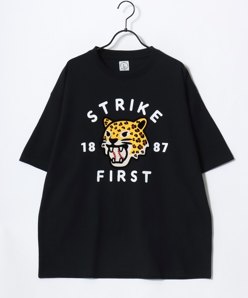 Lazar(ラザル)の「Animal Flocky SS Tee/接触冷感 オーバーサイズ アニマル柄 クジラ イヌ トラ カレッジ フロッキープリント 半袖Tシャツ/レディース メンズ(Tシャツ/カットソー・レディース・マスタード/ホワイト系その他2/ホワイト/ブラック/ホワイト系その他/ブルー・M/L)」の16枚目の写真
