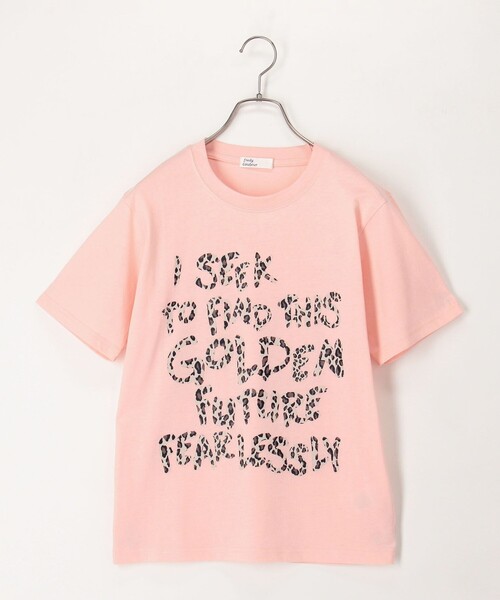fredy couleur(フレディクルール)の「ヒョウ柄ロゴTee(Tシャツ/カットソー・レディース・ブラウン/チャコールグレー/オフホワイト/ベビーピンク・M)」の4枚目の写真