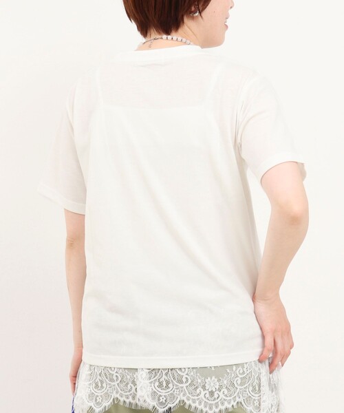 fredy couleur(フレディクルール)の「ヒョウ柄ロゴTee(Tシャツ/カットソー・レディース・ブラウン/チャコールグレー/オフホワイト/ベビーピンク・M)」の11枚目の写真