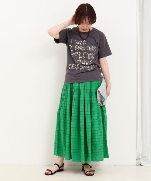 fredy couleur(フレディクルール)の「ヒョウ柄ロゴTee(Tシャツ/カットソー・レディース・ブラウン/チャコールグレー/オフホワイト/ベビーピンク・M)」の16枚目の写真