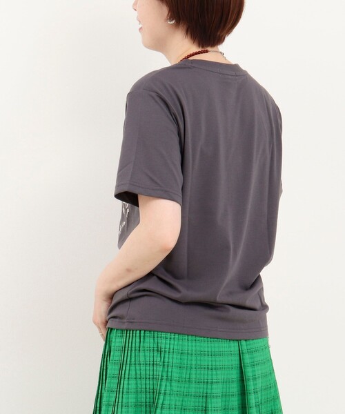 fredy couleur(フレディクルール)の「ヒョウ柄ロゴTee(Tシャツ/カットソー・レディース・ブラウン/チャコールグレー/オフホワイト/ベビーピンク・M)」の21枚目の写真