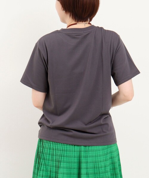 fredy couleur(フレディクルール)の「ヒョウ柄ロゴTee(Tシャツ/カットソー・レディース・ブラウン/チャコールグレー/オフホワイト/ベビーピンク・M)」の22枚目の写真