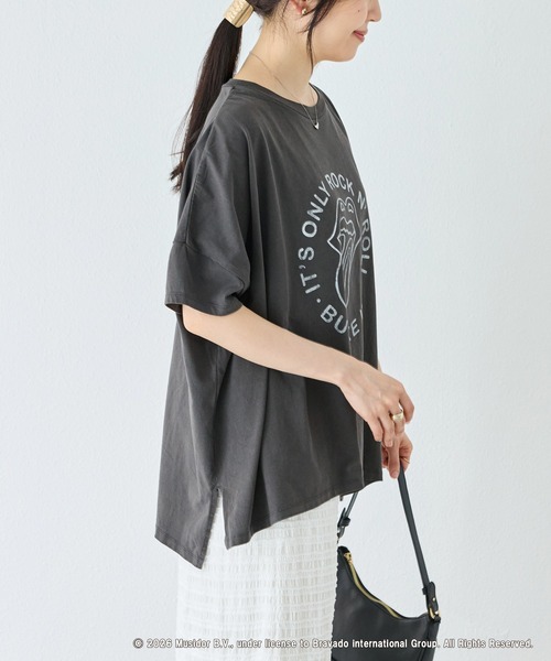 GOOD ROCK SPEED(グッドロックスピード)の「【GOOD ROCK SPEED】David Bowie|The Rolling Stones|Big Tshirts(Tシャツ/カットソー・レディース・ブラウン/ブラック・F)」の6枚目の写真