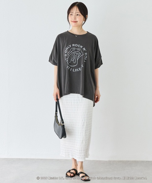 GOOD ROCK SPEED(グッドロックスピード)の「【GOOD ROCK SPEED】David Bowie|The Rolling Stones|Big Tshirts(Tシャツ/カットソー・レディース・ブラウン/ブラック・F)」の10枚目の写真
