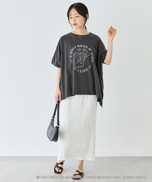 GOOD ROCK SPEED(グッドロックスピード)の「【GOOD ROCK SPEED】David Bowie|The Rolling Stones|Big Tshirts(Tシャツ/カットソー・レディース・ブラウン/ブラック・F)」の11枚目の写真