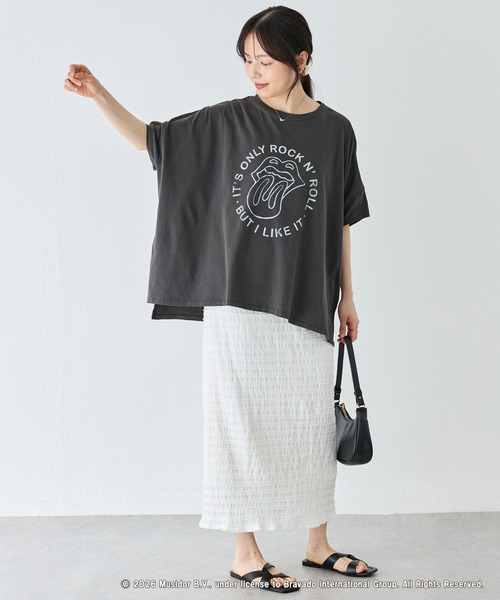 GOOD ROCK SPEED(グッドロックスピード)の「【GOOD ROCK SPEED】David Bowie|The Rolling Stones|Big Tshirts(Tシャツ/カットソー・レディース・ブラウン/ブラック・F)」の13枚目の写真