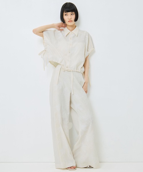 UJOH(ウジョー)の「【UJOH/ウジョー】《STUDIOUS別注》 FLOWER LACE POCKET PANTS/フラワーレースポケットパンツ(その他パンツ・レディース・ネイビー/キナリ・1/2/3)」の19枚目の写真