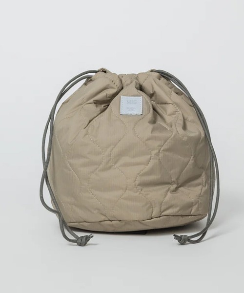 MIS(エムアイエス)の「【MIS】MILITARY QUILTED EFFECTS BAG / ミリタリーキルトエフェクトバッグ(ハンドバッグ・レディース・イエロー/ブルー/ブラック/ピンク/ベージュ/グリーン・FREE)」の3枚目の写真
