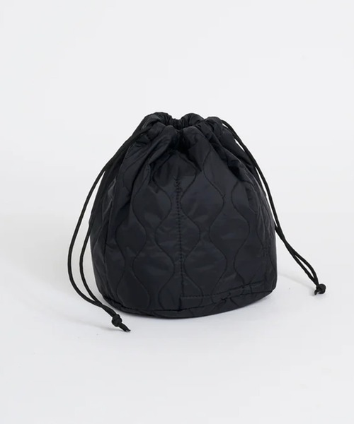 MIS(エムアイエス)の「【MIS】MILITARY QUILTED EFFECTS BAG / ミリタリーキルトエフェクトバッグ(ハンドバッグ・レディース・イエロー/ブルー/ブラック/ピンク/ベージュ/グリーン・FREE)」の8枚目の写真