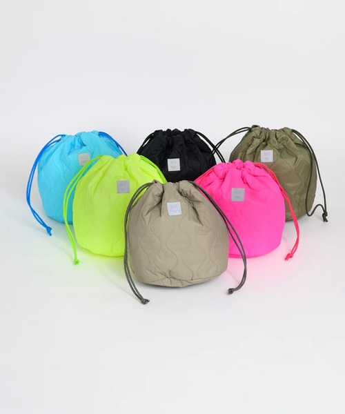 MIS(エムアイエス)の「【MIS】MILITARY QUILTED EFFECTS BAG / ミリタリーキルトエフェクトバッグ(ハンドバッグ・レディース・イエロー/ブルー/ブラック/ピンク/ベージュ/グリーン・FREE)」の12枚目の写真
