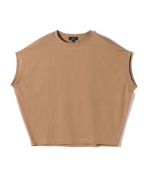 SHIPS Primary Navy Label:〈手洗い可能〉サイロ プレミアム TEE