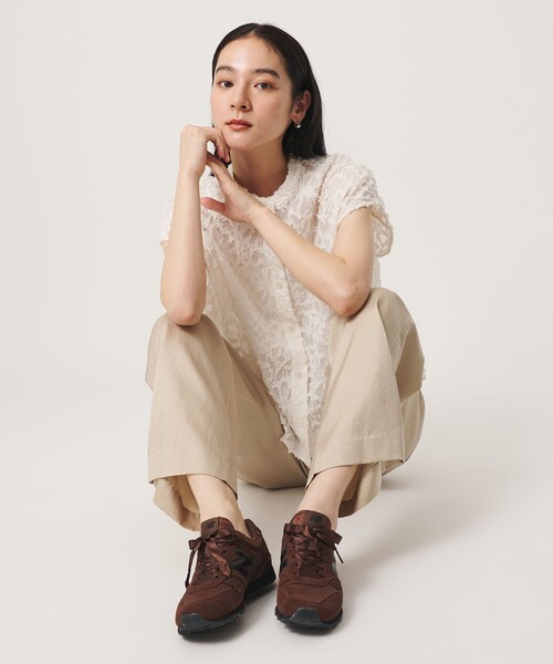 NEW BALANCE(ニューバランス)の「<New Balance>W996 サテンシューレース スニーカー(スニーカー・レディース・ダークブラウン/オフホワイト/ブラック・22.5cm/23cm/23.5cm/24cm/24.5cm/25cm)」の16枚目の写真