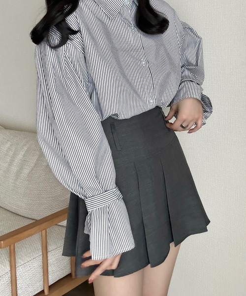 Cham.(チャム)の「プリーツミニスカート(スカート・レディース・ブラック/グレー・S/M/L)」の10枚目の写真